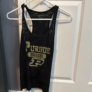 Purdue Boilers Women's Black Tank Top